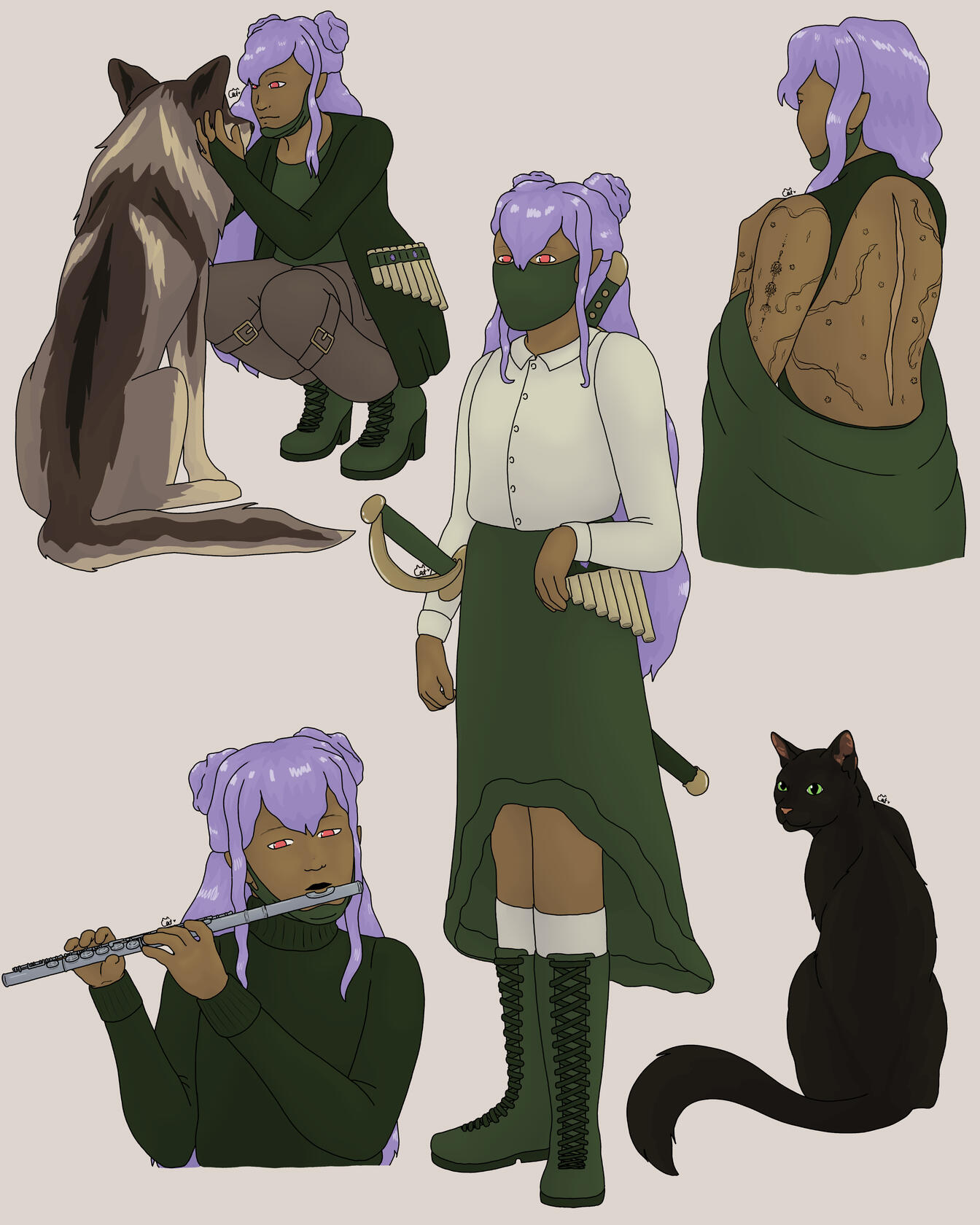 Danna Willows - Half-Elf Bard