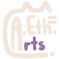Cat Aethel Ethera Arts Icon for C.A.Eth. Arts. The C is stylised as a cat and acts as a border/frame. The rest is just written in print in my polished version of handwriting. I just think the whole cat part of the design is cute and so you should know about it.